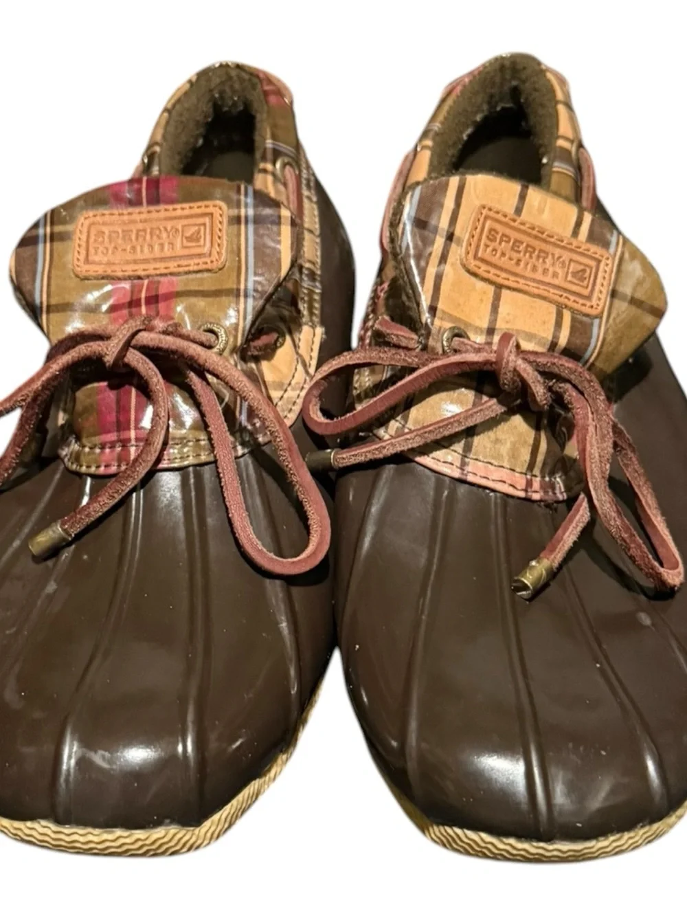 Vintage Sperry Woman's Top-Siders Rain Boots Size 10 #9045436 G11-CH373